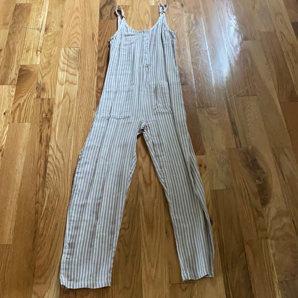 Striped jumpsuit